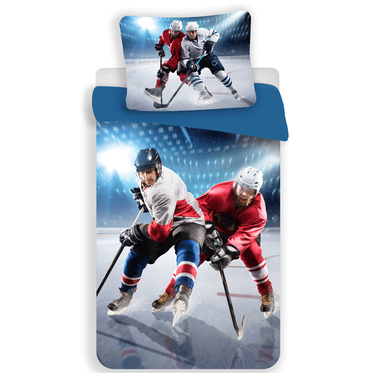 Sweet Home Ice hockey duvet cover - Single - 140 x 200 cm - Polyester
