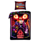Five Nights at Freddy's Dekbedovertrek, Security Breach - Eenpersoons - 140 x 200 cm  - Katoen