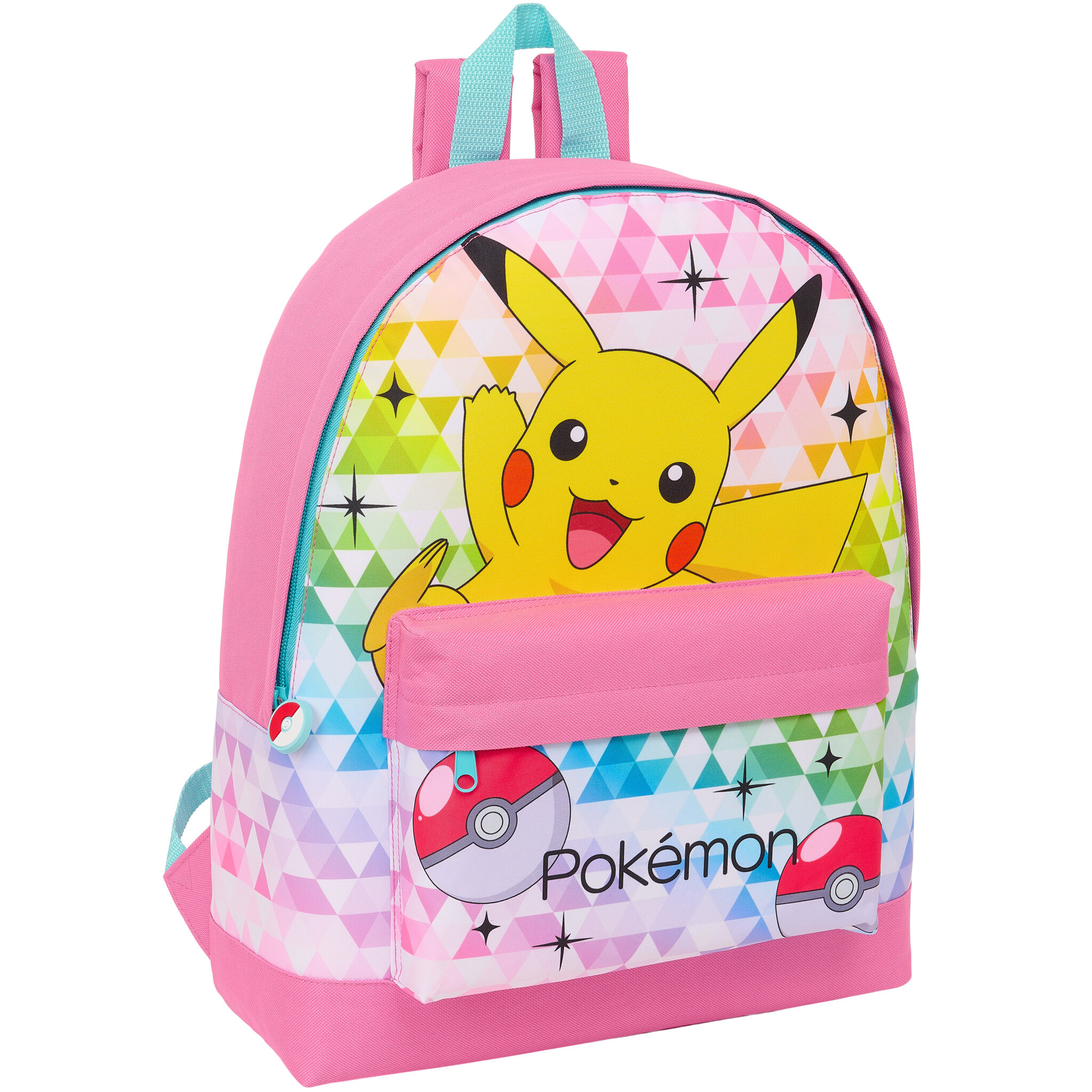 Pokemon Backpack, Pink - 40 x 32 x 12 cm - Polyester