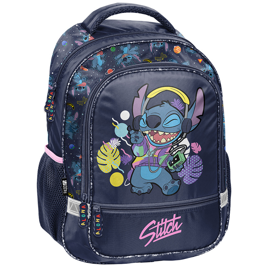 Disney Lilo & Stitch Backpack, Rock and Roll - 38 x 28 x 15 cm - Polyester