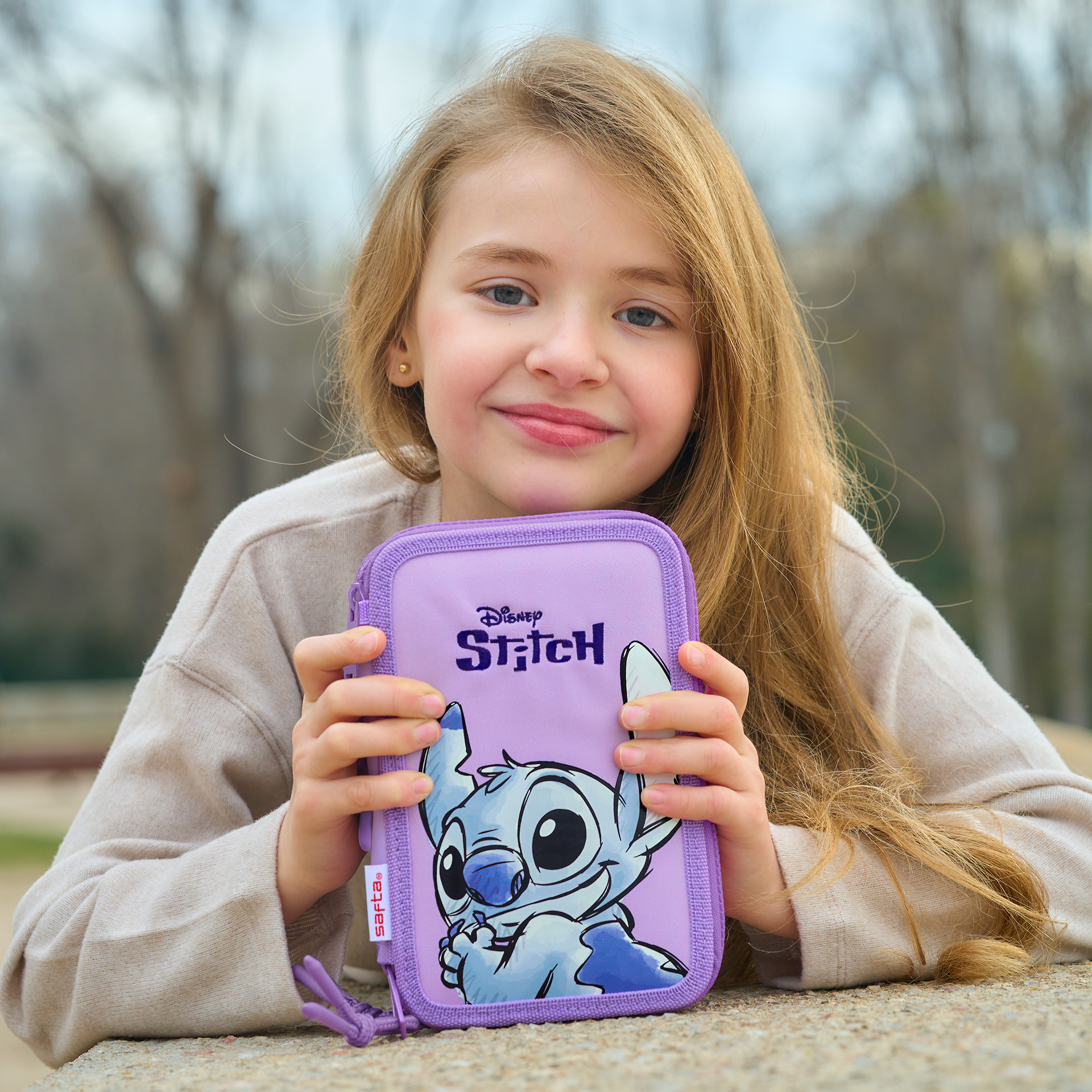 Disney Lilo & Stitch Gevuld Etui, Sweet - 36 stuks - 19,5 x 12,5 x 5,5 cm - Polyester