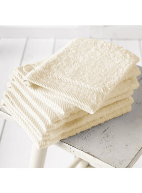 De Witte Lietaer Washcloths Helene Cream 6 pieces Cotton