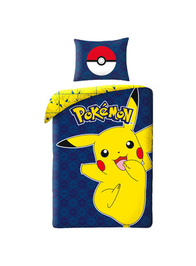 Pokemon Dekbedovertrek Ball 140 x 200 cm + 70 x 90 cm Katoen