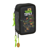 Ninja Turtles Filled Pencil Case, Turtle Time - 36 pieces - 19.5 x 12.5 x 5.5 cm - Polyester