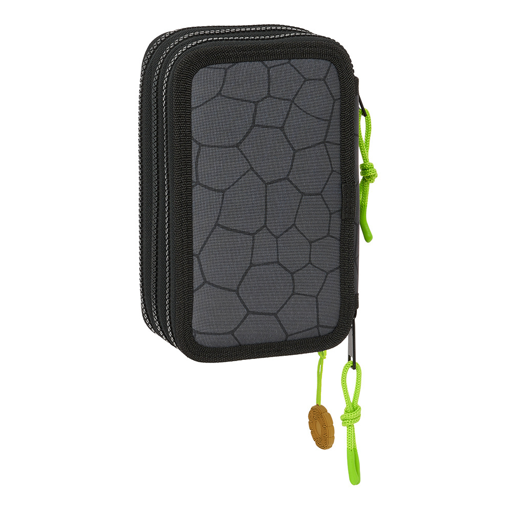 Ninja Turtles Filled Pencil Case, Turtle Time - 36 pieces - 19.5 x 12.5 x 5.5 cm - Polyester