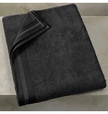 De Witte Lietaer Bath towel Contessa, Black - 100 x 150 cm - Cotton
