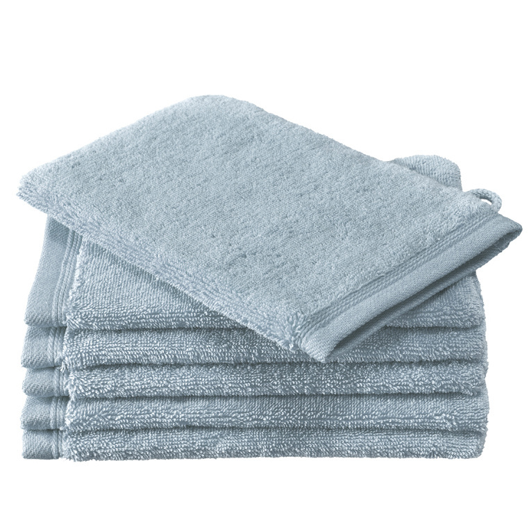 De Witte Lietaer Washcloths Contessa, Ice Blue - 16 x 21 cm - 6 pieces - Cotton
