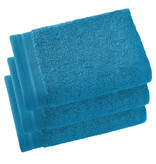 De Witte Lietaer Guest towels Contessa, Lagoon Blue - 40 x 60 cm - 3 pieces - Cotton