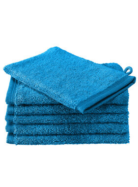 De Witte Lietaer Washandjes Contessa Lagoon Blue 16 x 21 cm - 6 st.