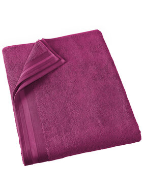 De Witte Lietaer Badlaken Contessa Magenta 100 x 150 cm Katoen