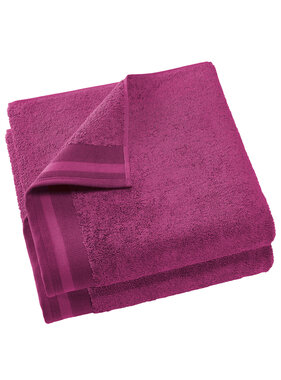 De Witte Lietaer Badlaken Contessa Magenta 70 x 140 cm Katoen 2 stuks