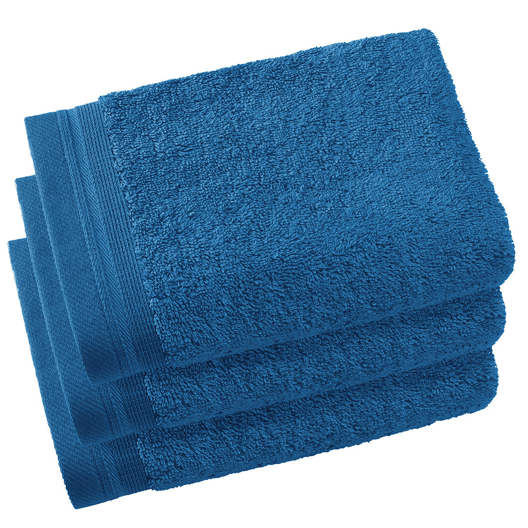 De Witte Lietaer Guest towels Contessa, Pacific - 40 x 60 cm - 3 pieces - Cotton