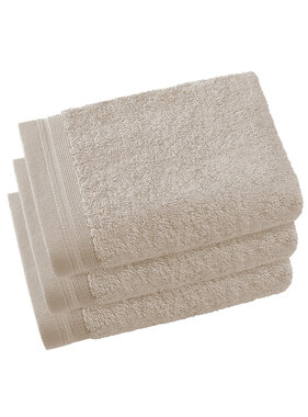De Witte Lietaer Guest towels Contessa Sand 40 x 60 cm Cotton 3 pieces