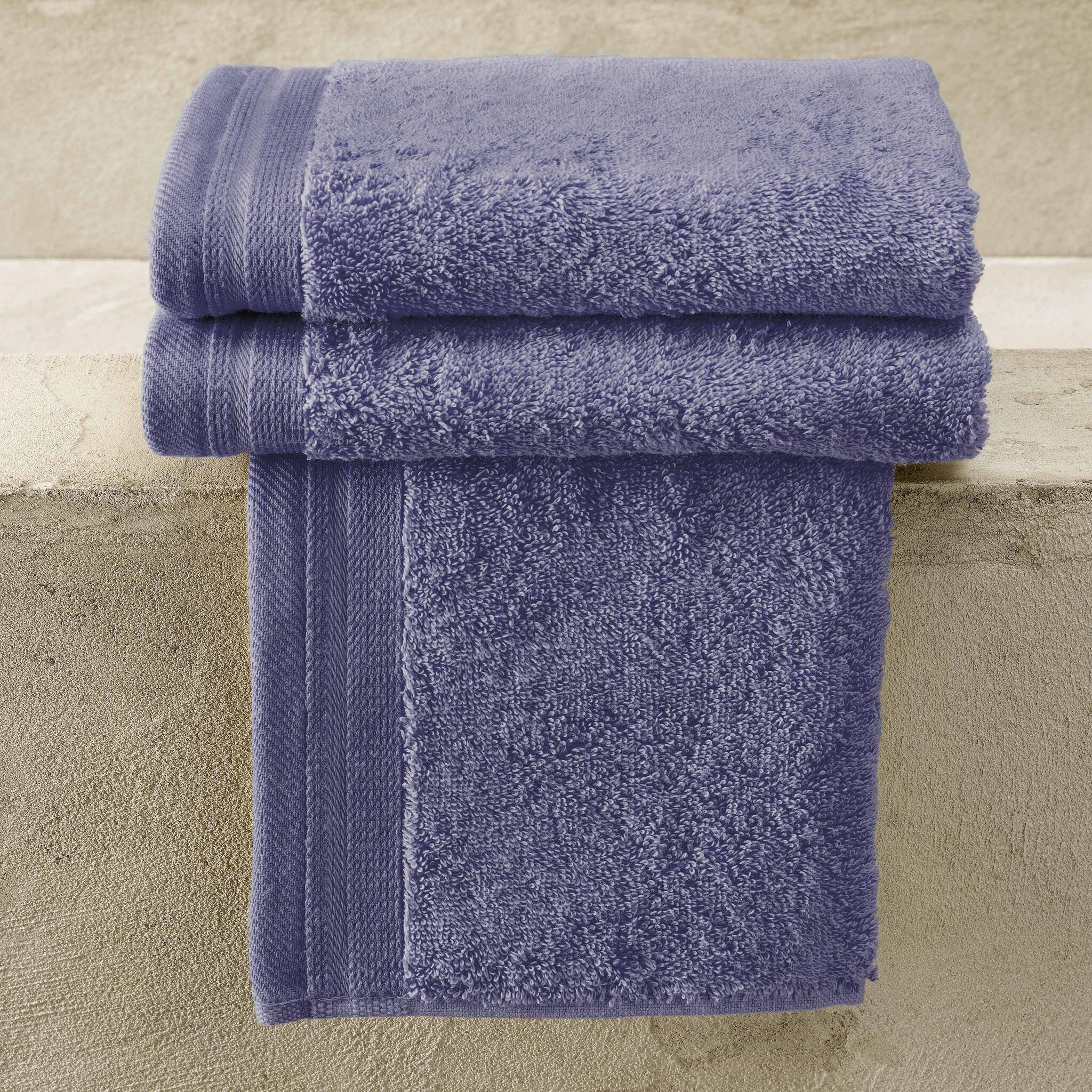 De Witte Lietaer Gastendoekjes Contessa, Sapphire Blue - 40 x 60 cm - 3 stuks - Katoen