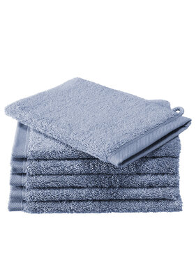 De Witte Lietaer Washandjes Contessa Stone Blue 16 x 21 cm - 6 st.