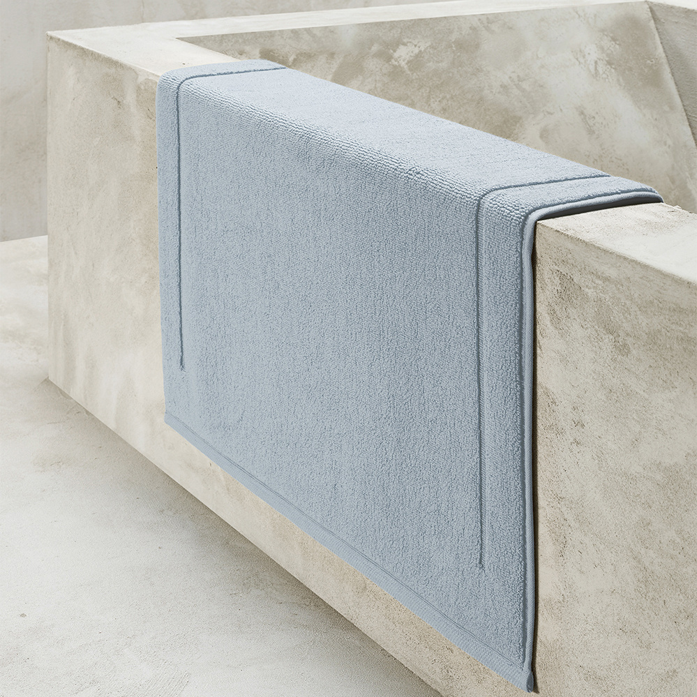 De Witte Lietaer Bath mat Contessa, Ice Blue - 60 x 100 cm - Cotton