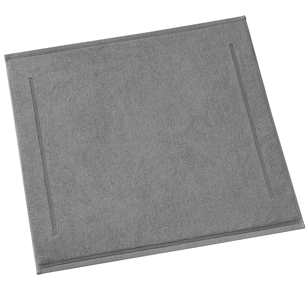 De Witte Lietaer Bath mat Contessa, Steel Grey - 60 x 60 cm - Cotton
