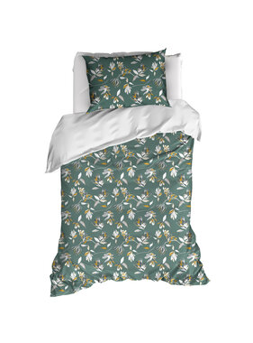 De Witte Lietaer Dekbedovertrek Acacia, Nimbus Cloud 140 x 200/220 cm Katoen Percal