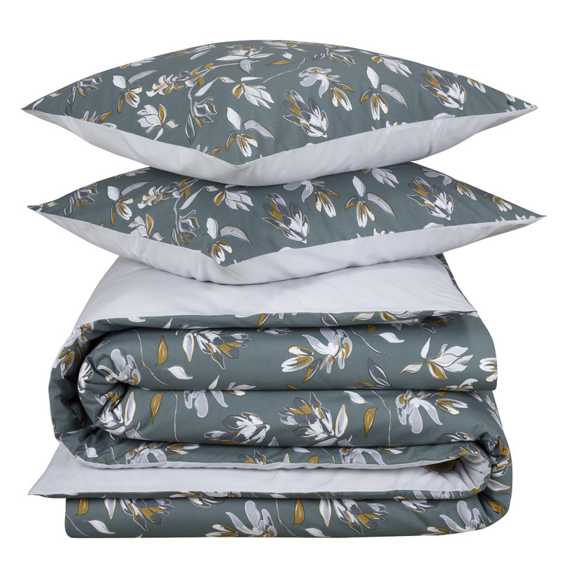 De Witte Lietaer Dekbedovertrek Acacia, Nimbus Cloud - 200 x 200/220 - Katoen Percal