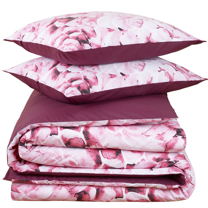 De Witte Lietaer Dekbedovertrek Coral, Corsage - 200 x 200/220 - Katoen Percal