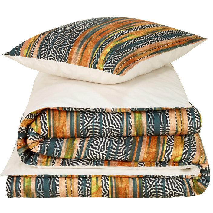 De Witte Lietaer Dekbedovertrek Georges, Tofu - 140 x 200/220 - Katoen Percal