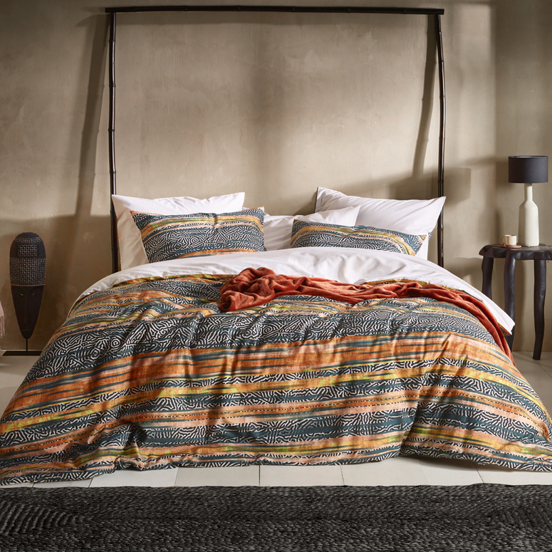 De Witte Lietaer Dekbedovertrek Georges, Tofu - 140 x 200/220 - Katoen Percal