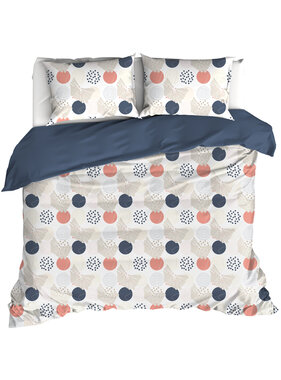 De Witte Lietaer Duvet cover Hermes, Lyon Blue 240 x 220 cm Cotton Percale