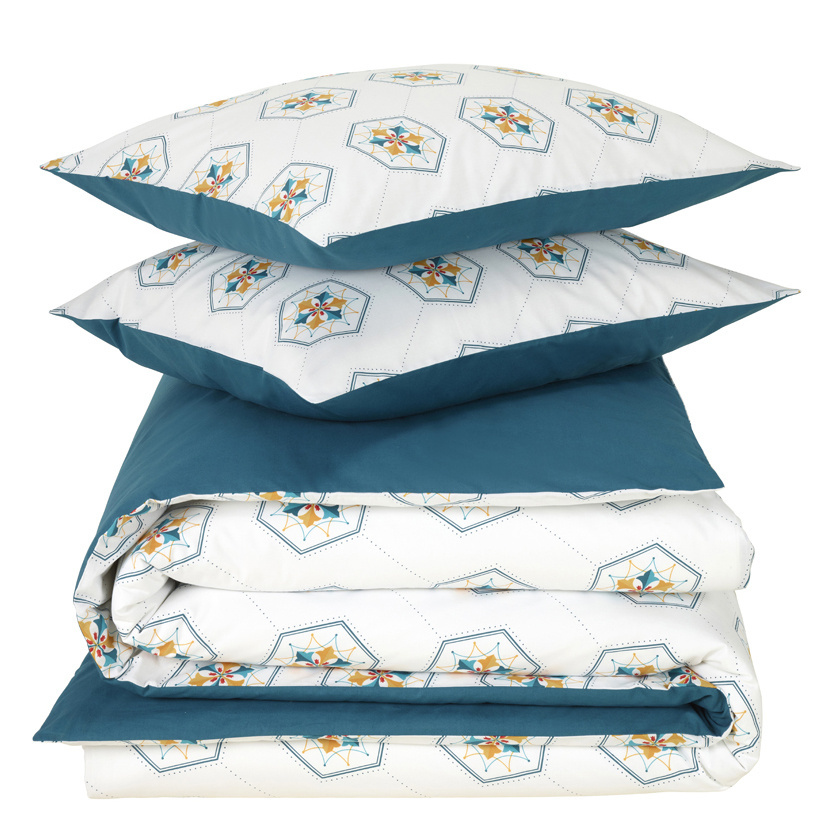 De Witte Lietaer Dekbedovertrek Saga, Exotic Plume - 240 x 220 - Katoen Percal