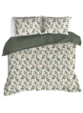 De Witte Lietaer Duvet cover Whisper, Douglas Fir 200 x 200/220 cm Cotton Percale