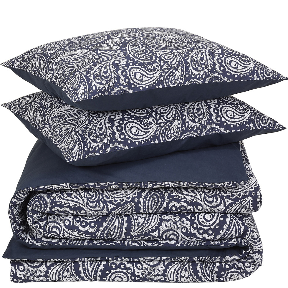 De Witte Lietaer Duvet cover Igor, Royal Blue - 200 x 200/220 - Cotton Percale