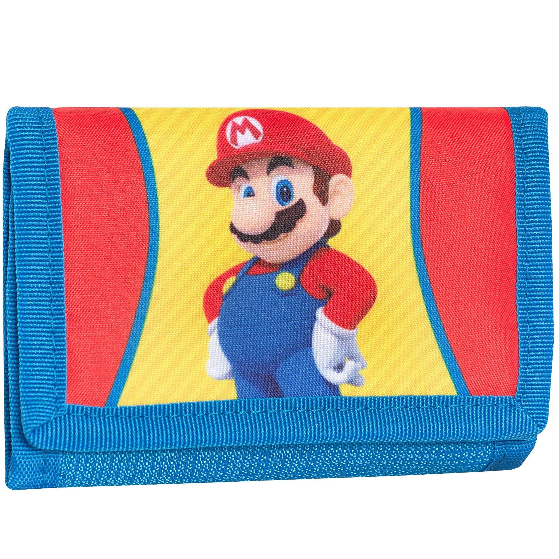 Super Mario Wallet, Wahoo - 13 x 8.5 cm - Polyester
