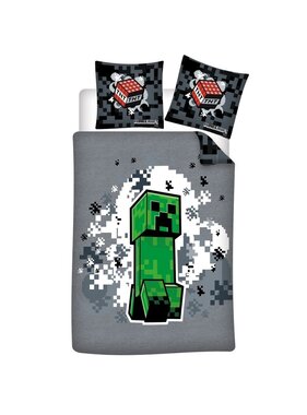 Minecraft Dekbedovertrek build 140 x 200 cm / 65 x 65 cm Polycotton