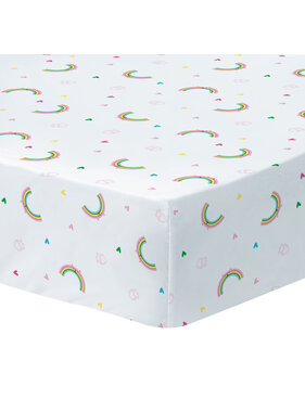 Gabby's poppenhuis Fitted sheet Garden 90x190/200cm