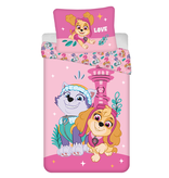 Paw Patrol Dekbedovertrek, Love - 140 x 200 + 70 x 90 cm - Polyester