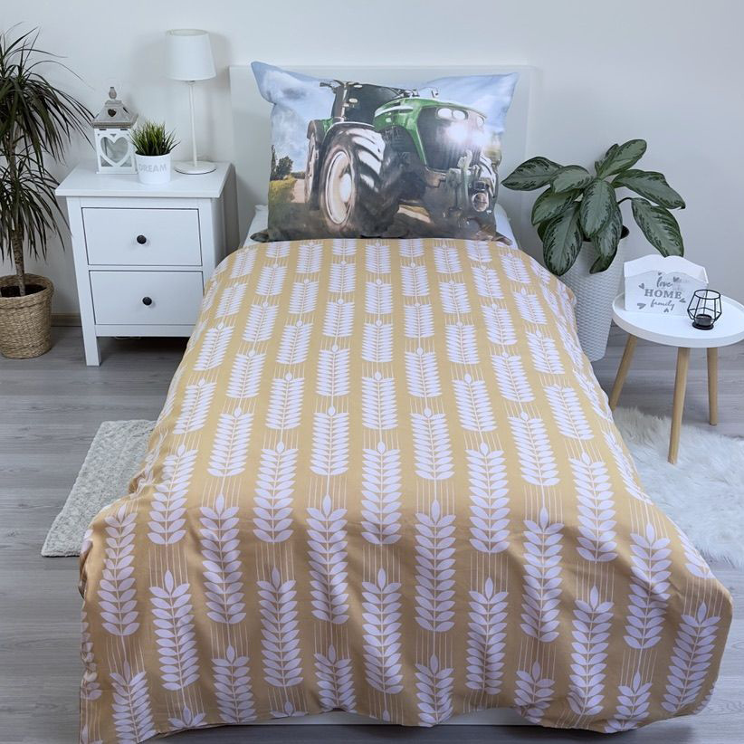 Sweet Home Dekbedovertrek Tractor - 140 x 200 cm / 70 x 90 cm - Katoen