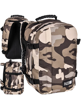 PASO Rugzak Camouflage 40 x 25 x 20 cm Polyester