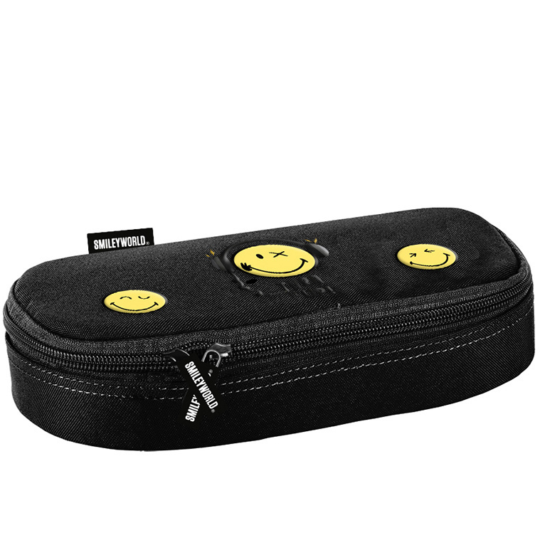 PASO Pencil case Smiley - 24 x 11 x 5 cm - Polyester