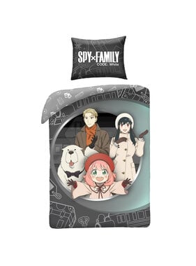 Spy X Family Dekbedovertrek Loid Forger 140 x 200 cm + 70 x 90 cm Katoen