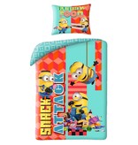 Minions Duvet cover, Snack Attack - 140 x 200 + 70 x 90 cm - Polyester