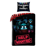 Five Nights at Freddy's Dekbedovertrek, Help Wanted - 140 x 200 + 70 x 90 cm - Polyester