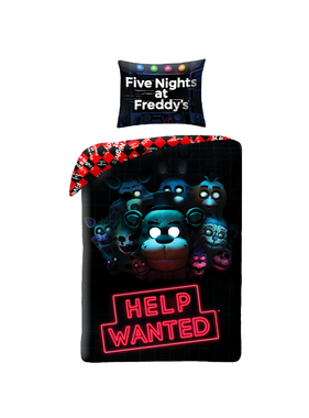 Five Nights at Freddy's Dekbedovertrek Help Wanted 140 x 200 cm + 70 x 90 cm Polyester