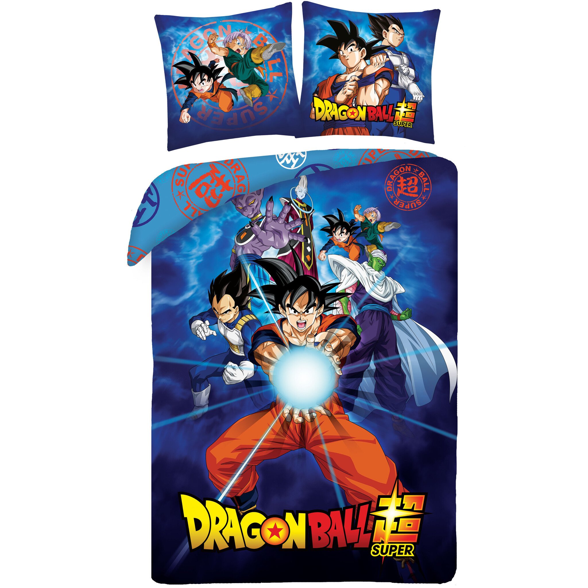 Dragon Ball Z Duvet cover, Beerus - 140 x 200 + 70 x 90 cm - Polyester