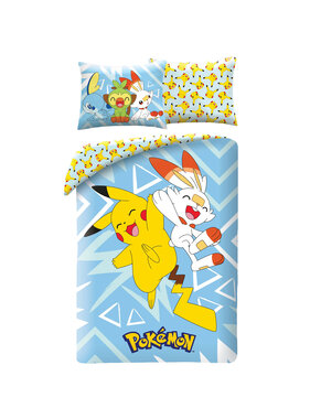 Pokemon Dekbedovertrek Junior 140 x 200 cm + 70 x 90 cm Polyester
