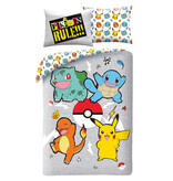 Pokemon Dekbedovertrek Juniors Rule - Eenpersoons - 140 x 200 cm - Polyester
