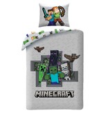 Minecraft Duvet cover, Steve & Alex - 140 x 200 + 70 x 90 cm - Polyester