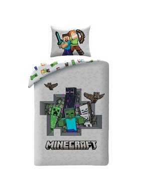 Minecraft Duvet cover Steve & Alex 140 x 200 cm + 70 x 90 cm Polyester
