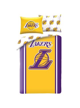 LA Lakers Duvet cover Logo 140 x 200 cm + 70 x 90 cm Polyester