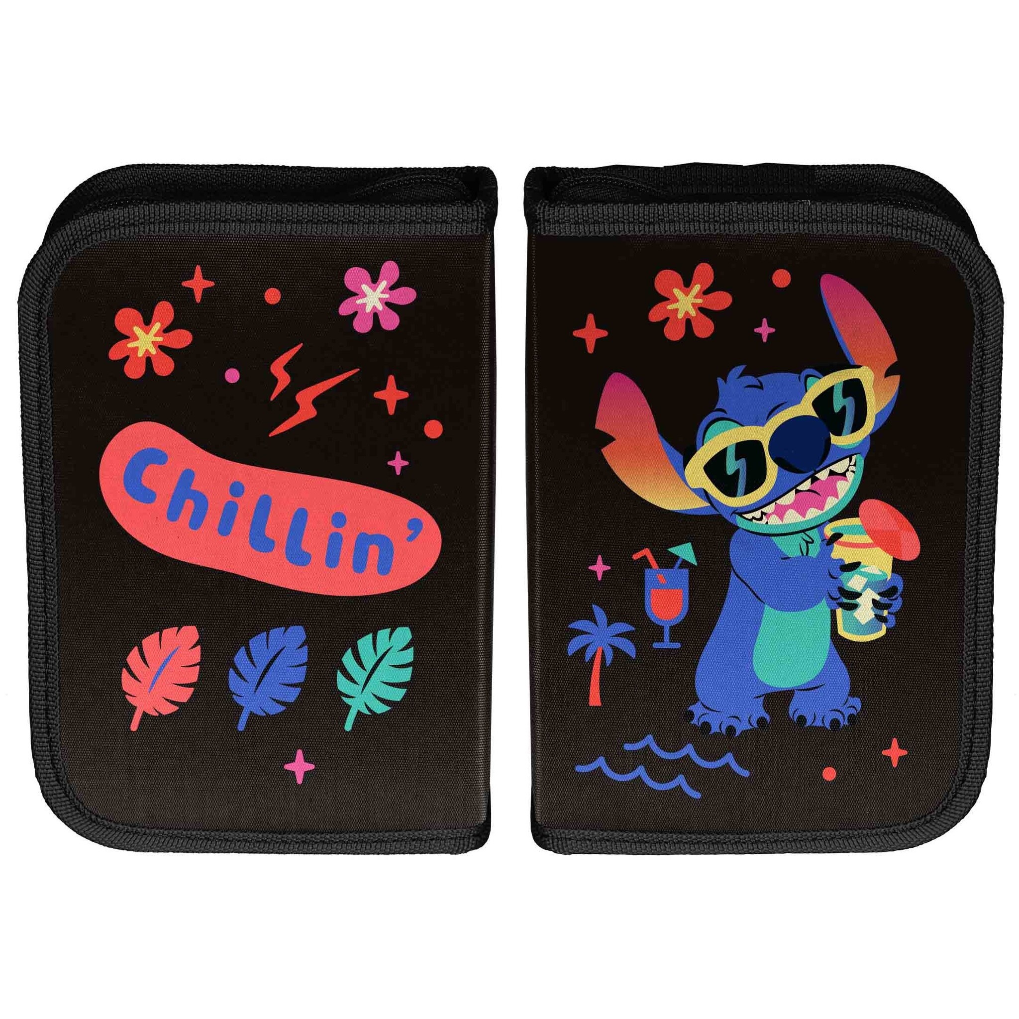 Disney Lilo & Stitch Filled Case, Party - 19.5 x 13 x 3.5 cm - 22 pieces - Polyester