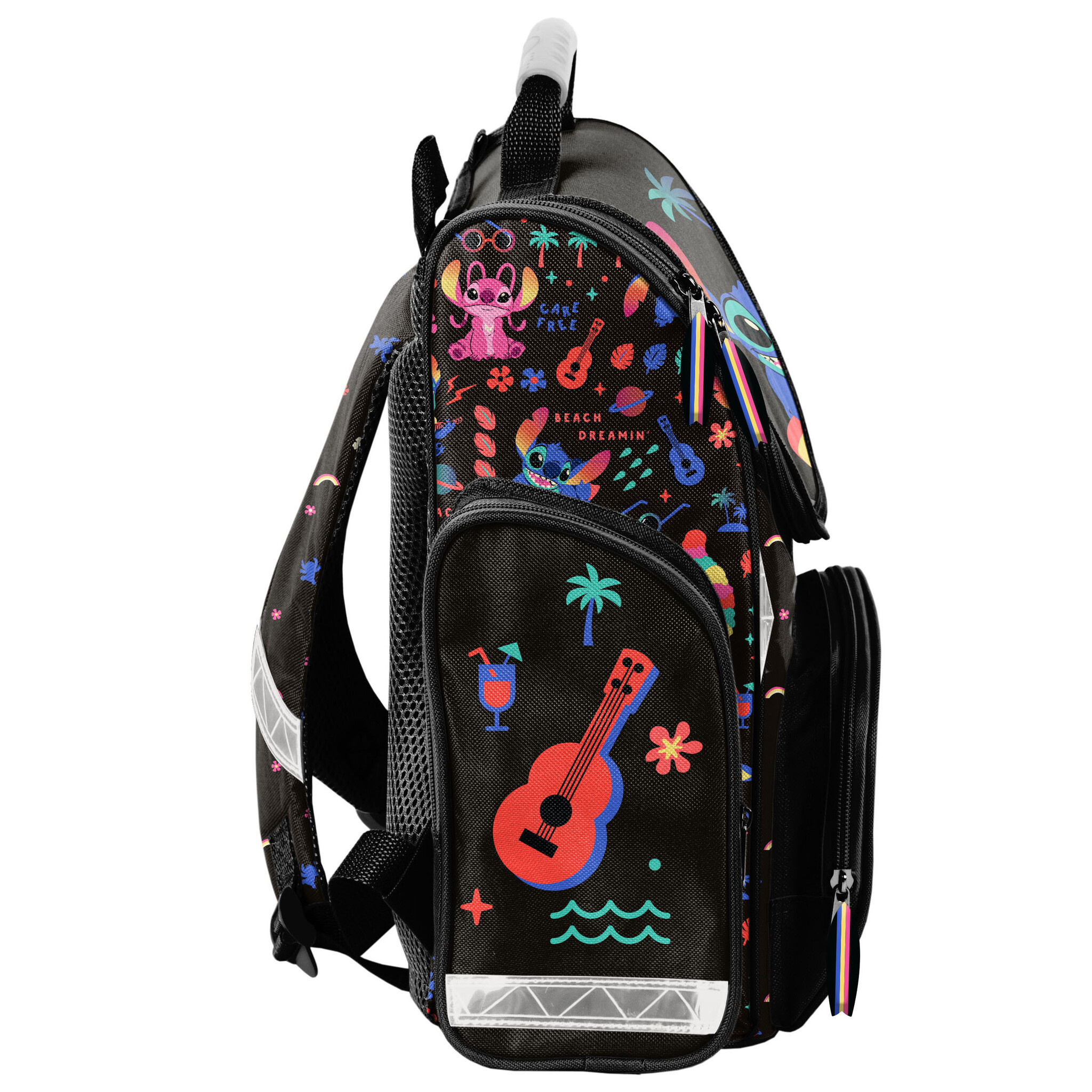 Disney Lilo & Stitch Ergonomic Backpack, Chillin' - 34 x 28 x 16 cm - Polyester