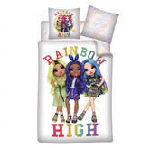 Rainbow High Duvet cover - 140 x 200 cm / 65 x 65 cm - Fitted sheet 90 x 200 cm - Polyester